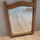 Wooden mustache mirror