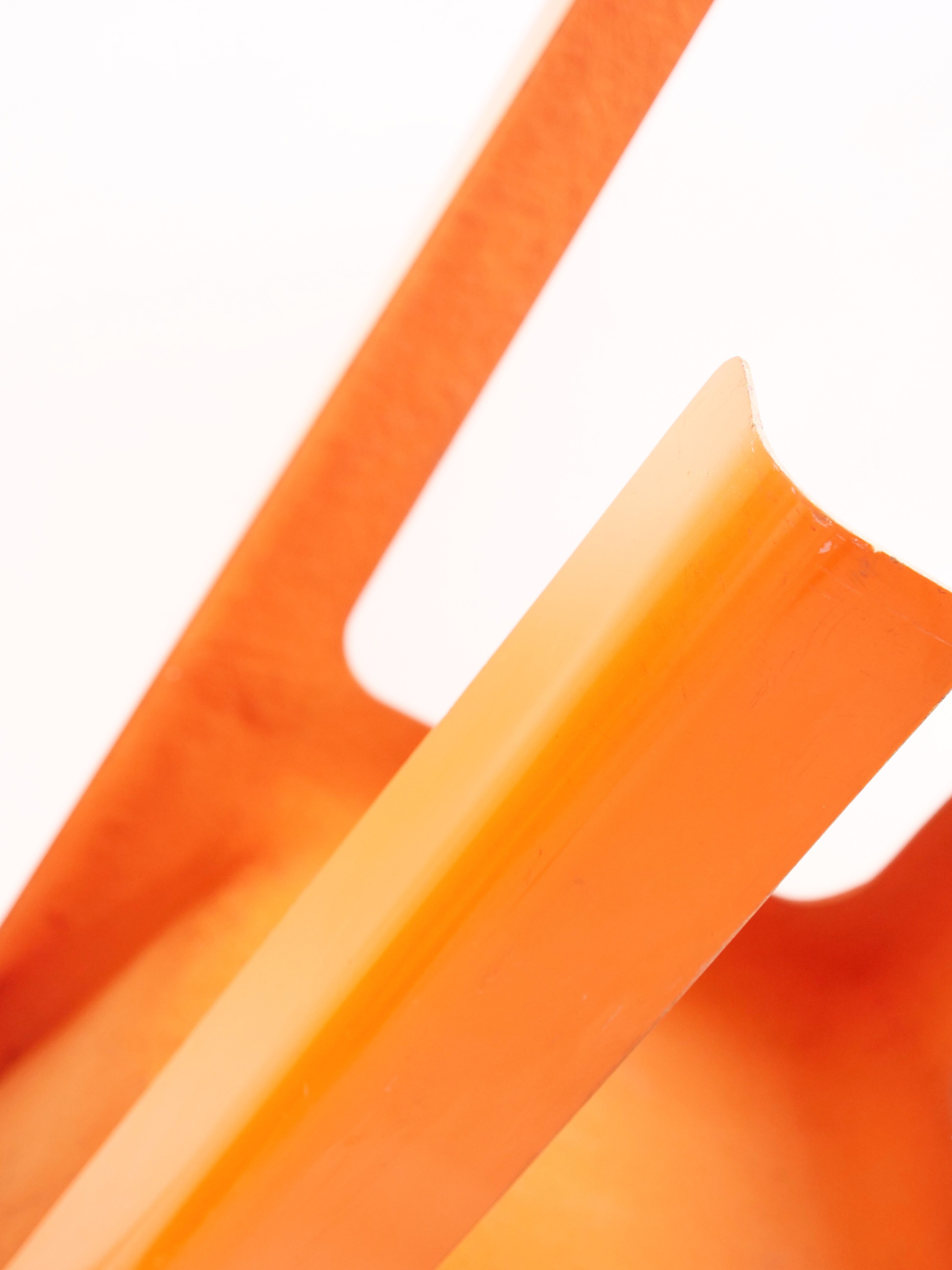 Fiberglass chair by Marc Berthier model Ozoo 700