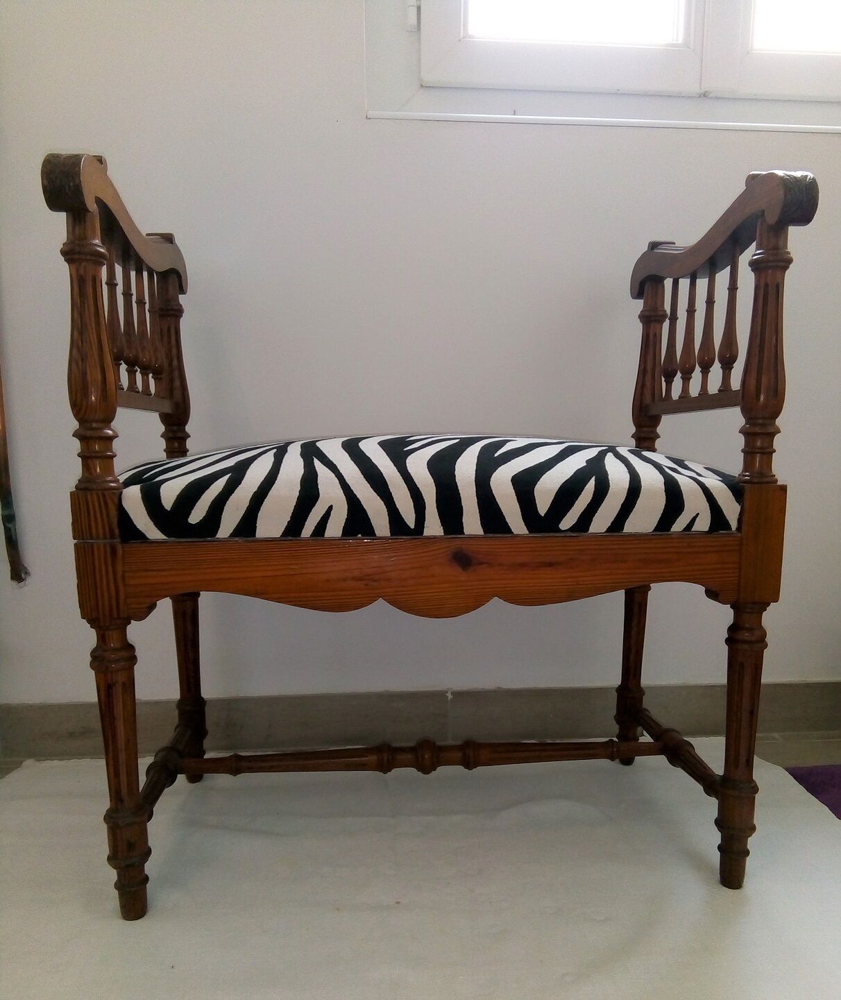 Zebra bench