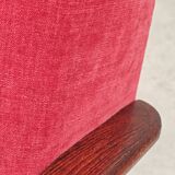 H410 Type C Powder Pink Armchair by Jindrich Halabala for Thonet 1930