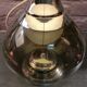 Lamp in glass and chrome