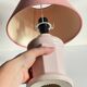 Vintage Pink Ceramic Lamp
