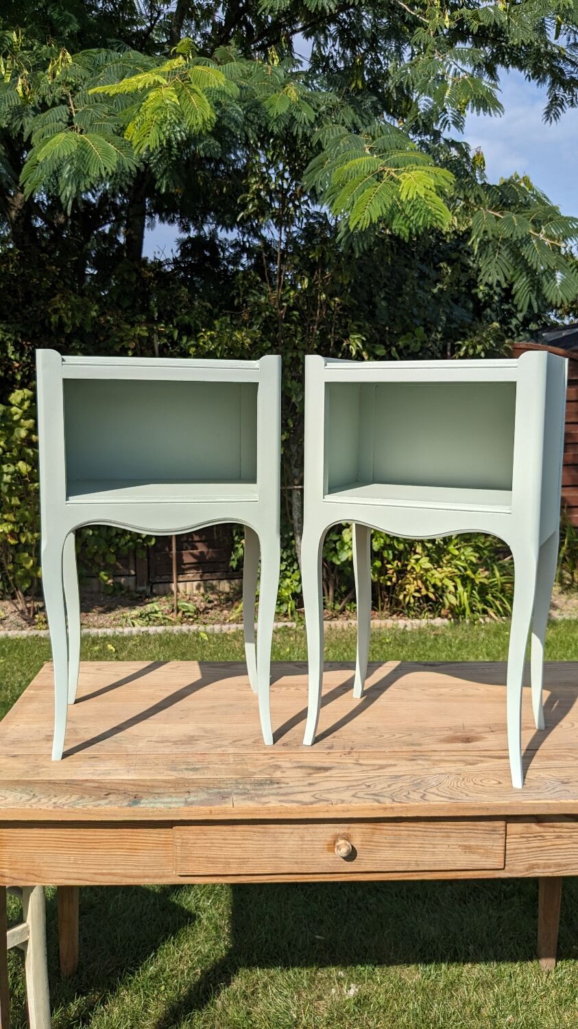 Pair of Louis XV style bedside tables