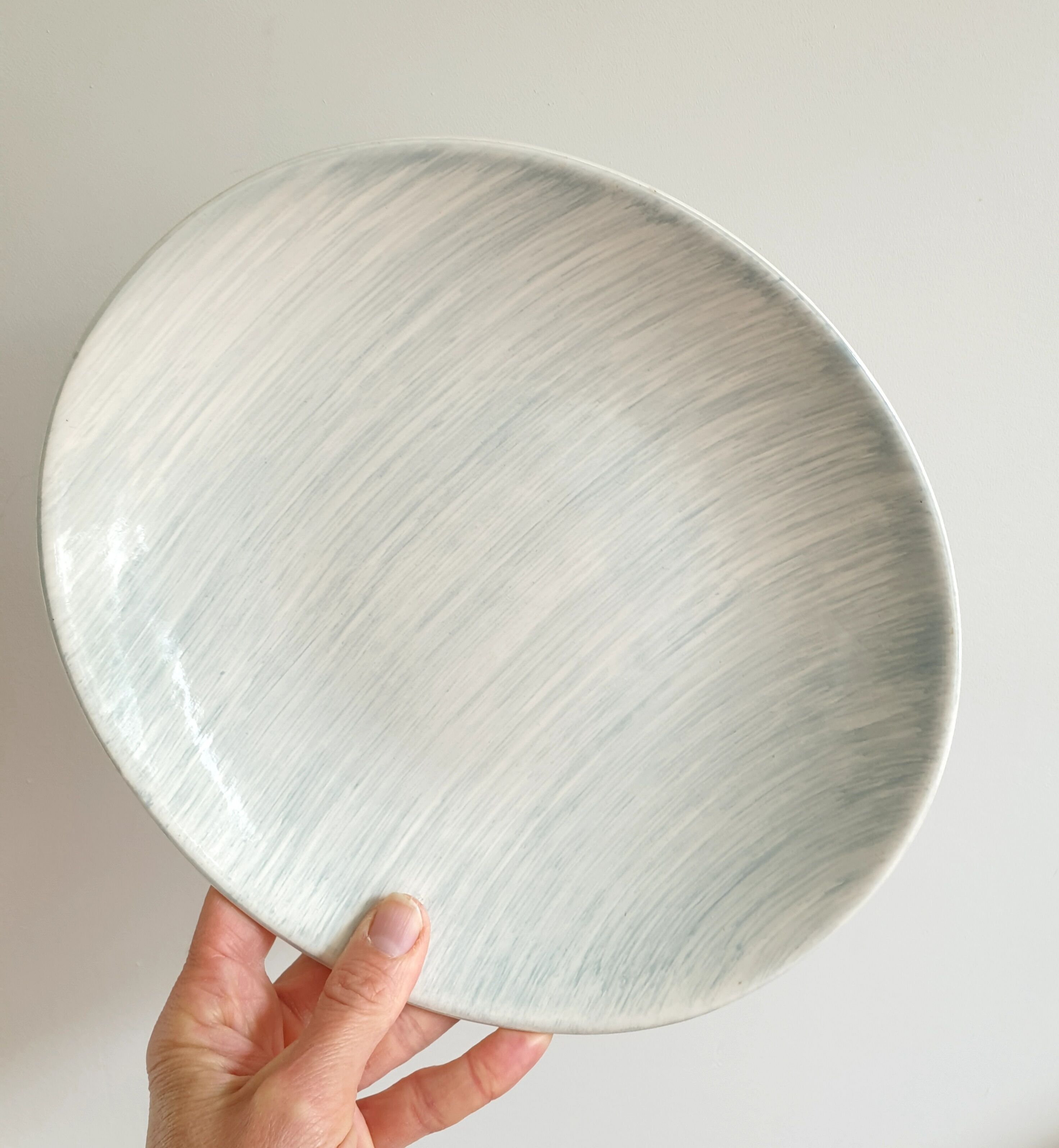 Large suite of 15 Oval Plates Les Salins 50's
