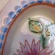 Oval ceramic dish Signed