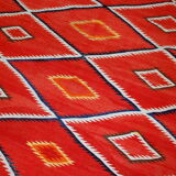 Former American Navajo made hand 143cm x 234cm rug 1870 s