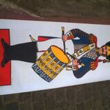 Image of soldier on the drum