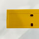 Pair of yellow wall shelves by Gedy, 1970s
