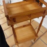 Pitch pine sideboard / shelf / bedside table