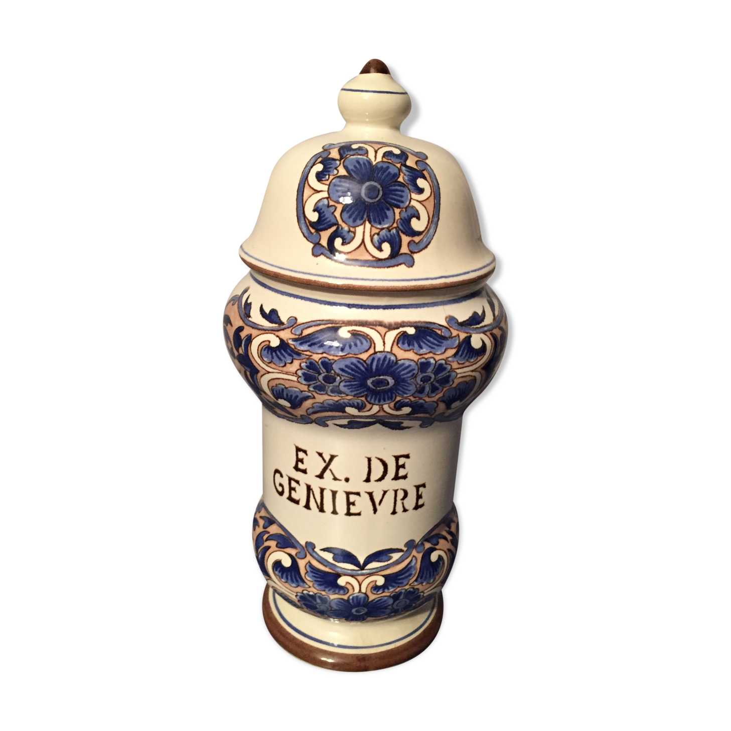 Saint Clement porcelain apothecary pot
