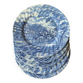 Set of 5 Myott Royal Maine dinner plates.