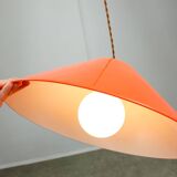 Mid-Century Orange Pendant Lamp from Guzzini, 1960s
