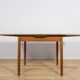 Mid-Century Square Extendable Teak Dining Table, Denmark, 1960s