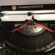 Old-time Underwood typewriter