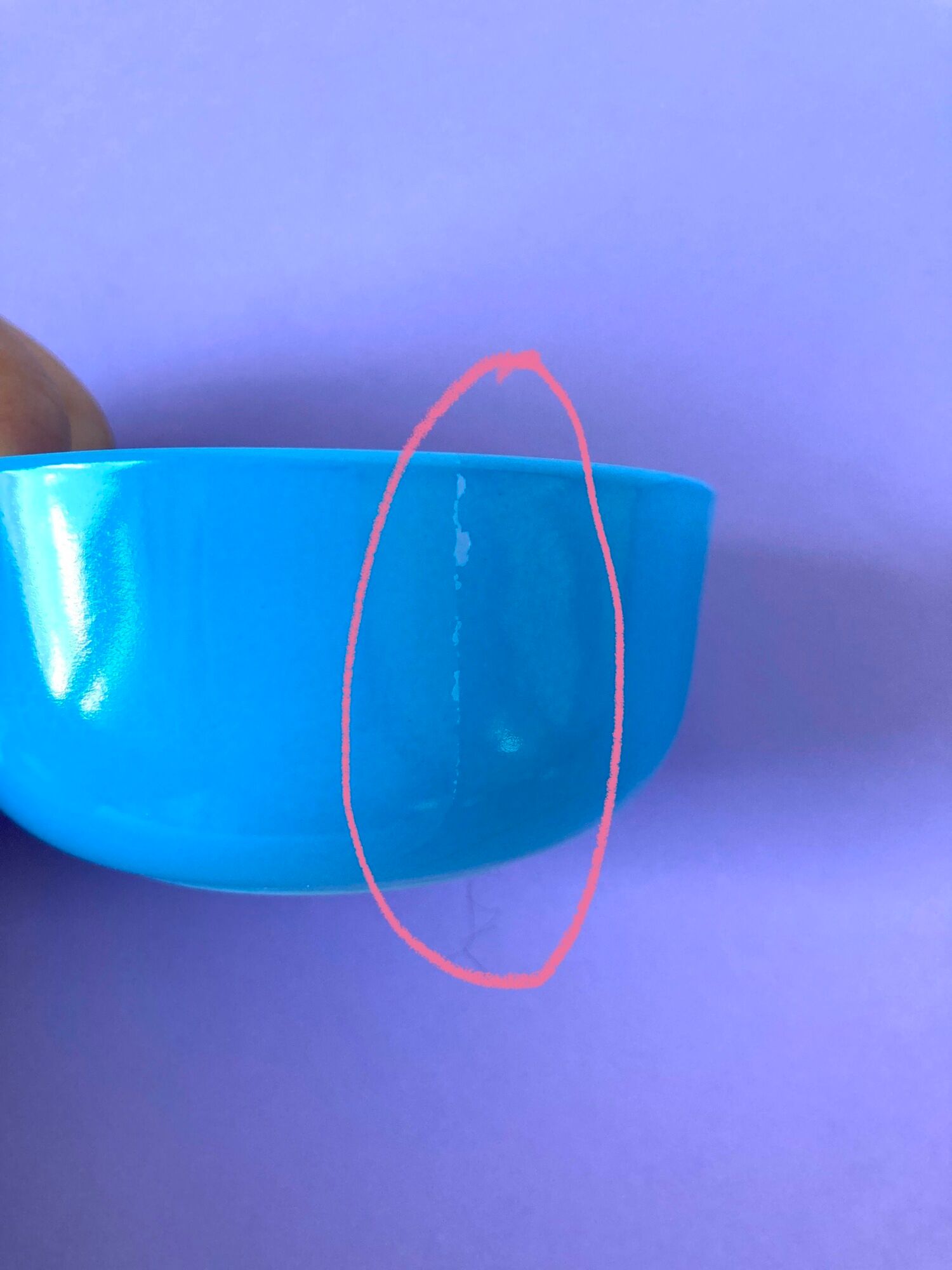5 ramequins huile lesieur en verre bleu