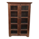 Wooden glass cabinet