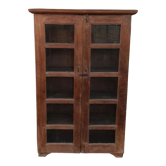 Armoire vitrée en bois