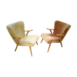 Lot de 2 fauteuils Wing chair Zig