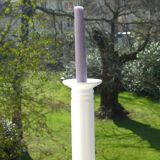 White porcelain candlestick