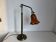 Vintage 1900 Clichy glass paste lamp, brass workshop desk - 60 cm