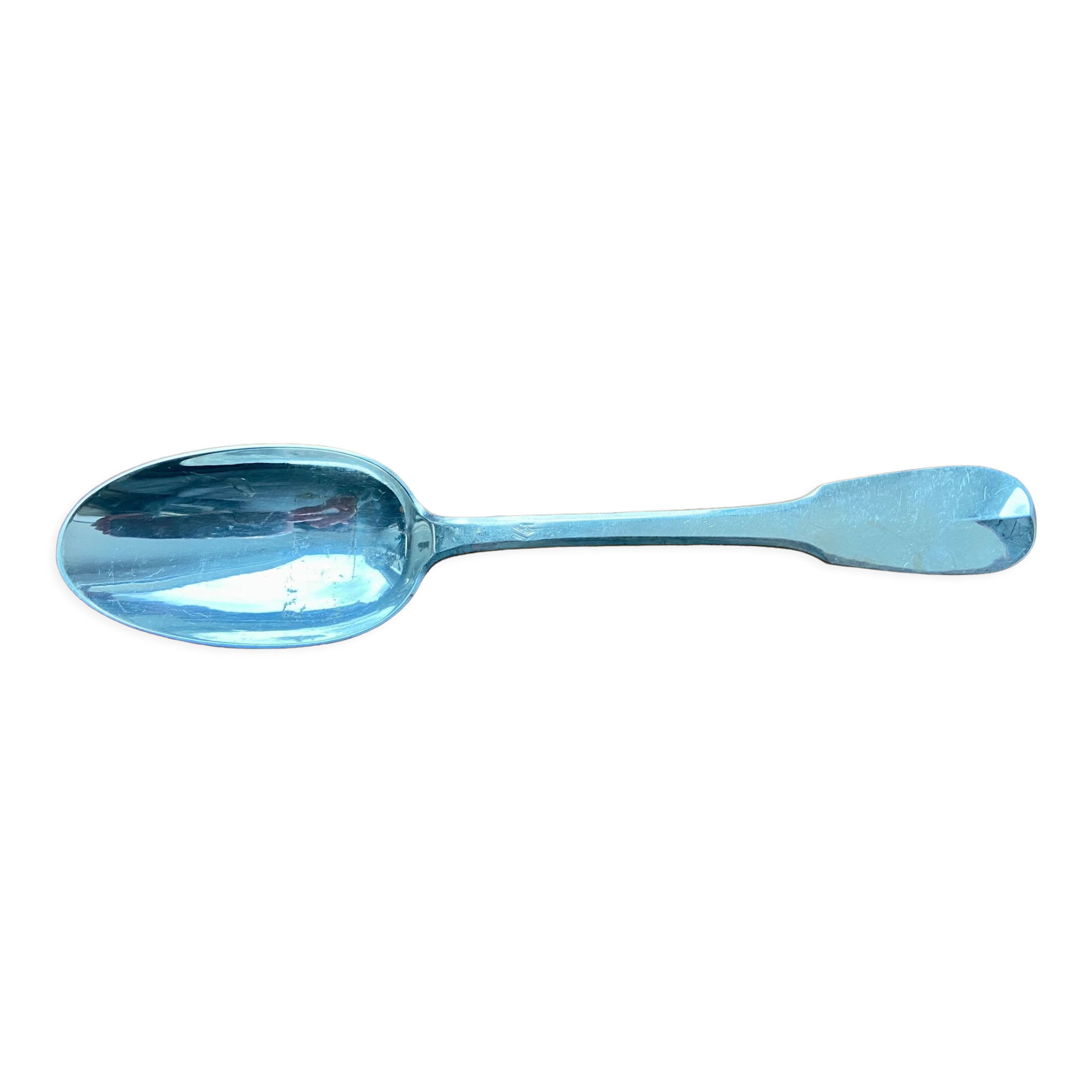 Solid silver Minerva table spoon