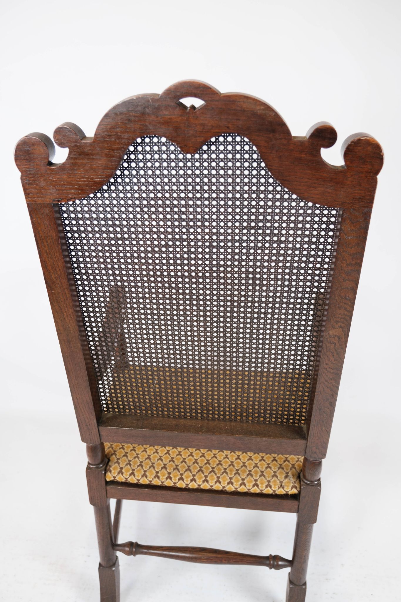Fauteuil antique en chêne, années 1920