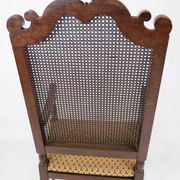 Fauteuil antique en chêne, années 1920