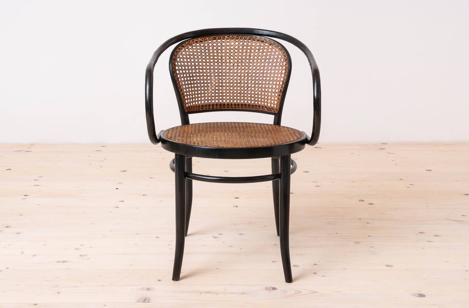 Set of 4 Thonet dining chairs by Drevounia, model 210, Czechoslovakia, 1960s