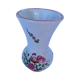 Vase in painted and signed earthenware