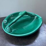 vintage glazed earthenware appetizer plate