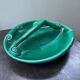 vintage glazed earthenware appetizer plate