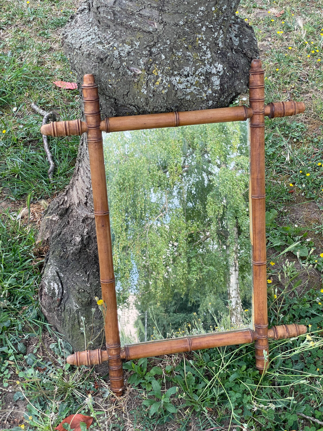 Bamboo mirror