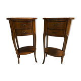 2 bedside tables Louis XV style