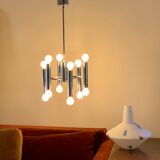 Sputnik chandelier 70's six branches by G.Sciolari