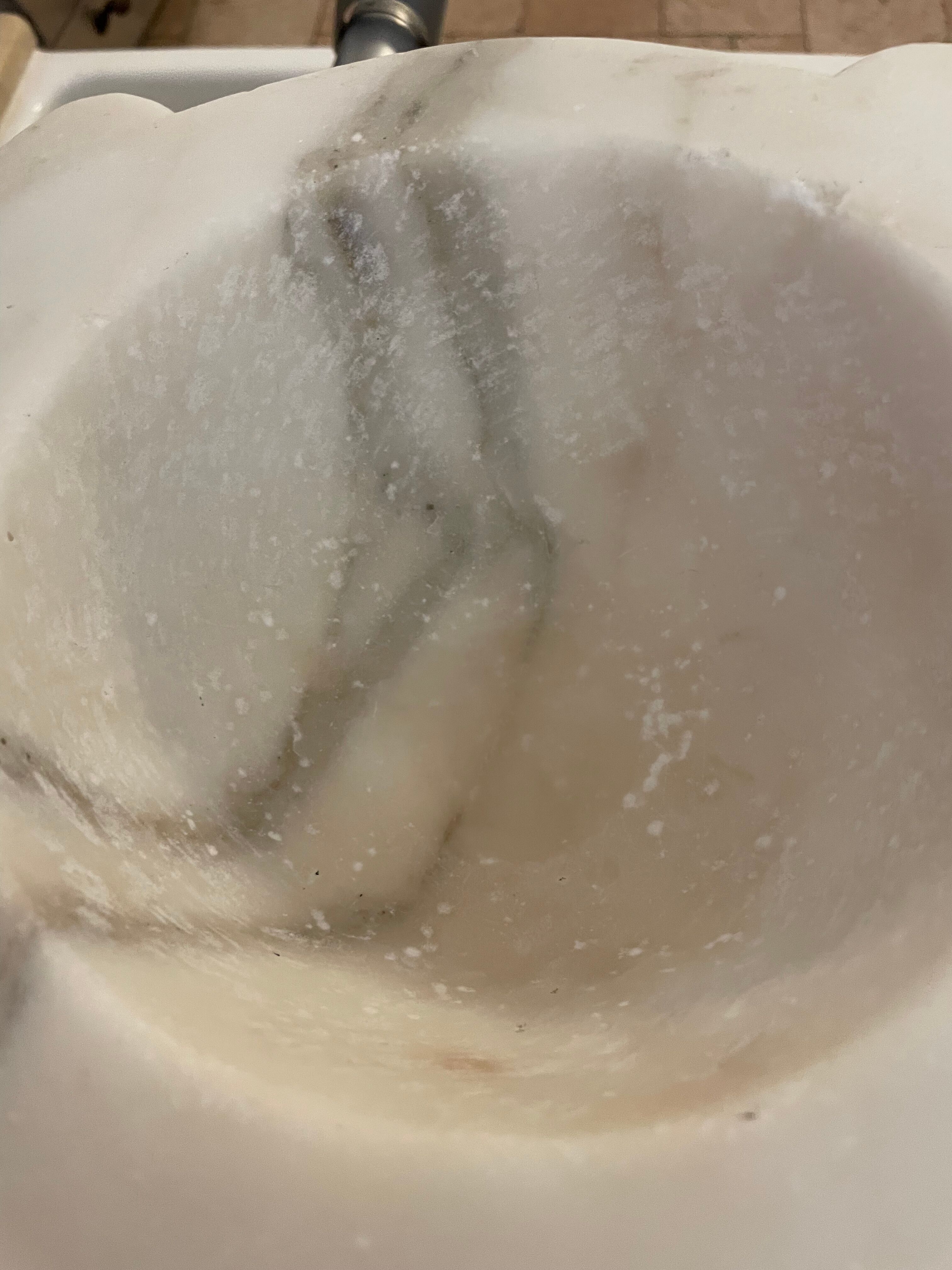 19th century marble mortar