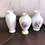 Set of 3 porcelain vases