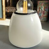 Pair of wall lights/White opal glass & Metal/Design Artémide/G Gismondi