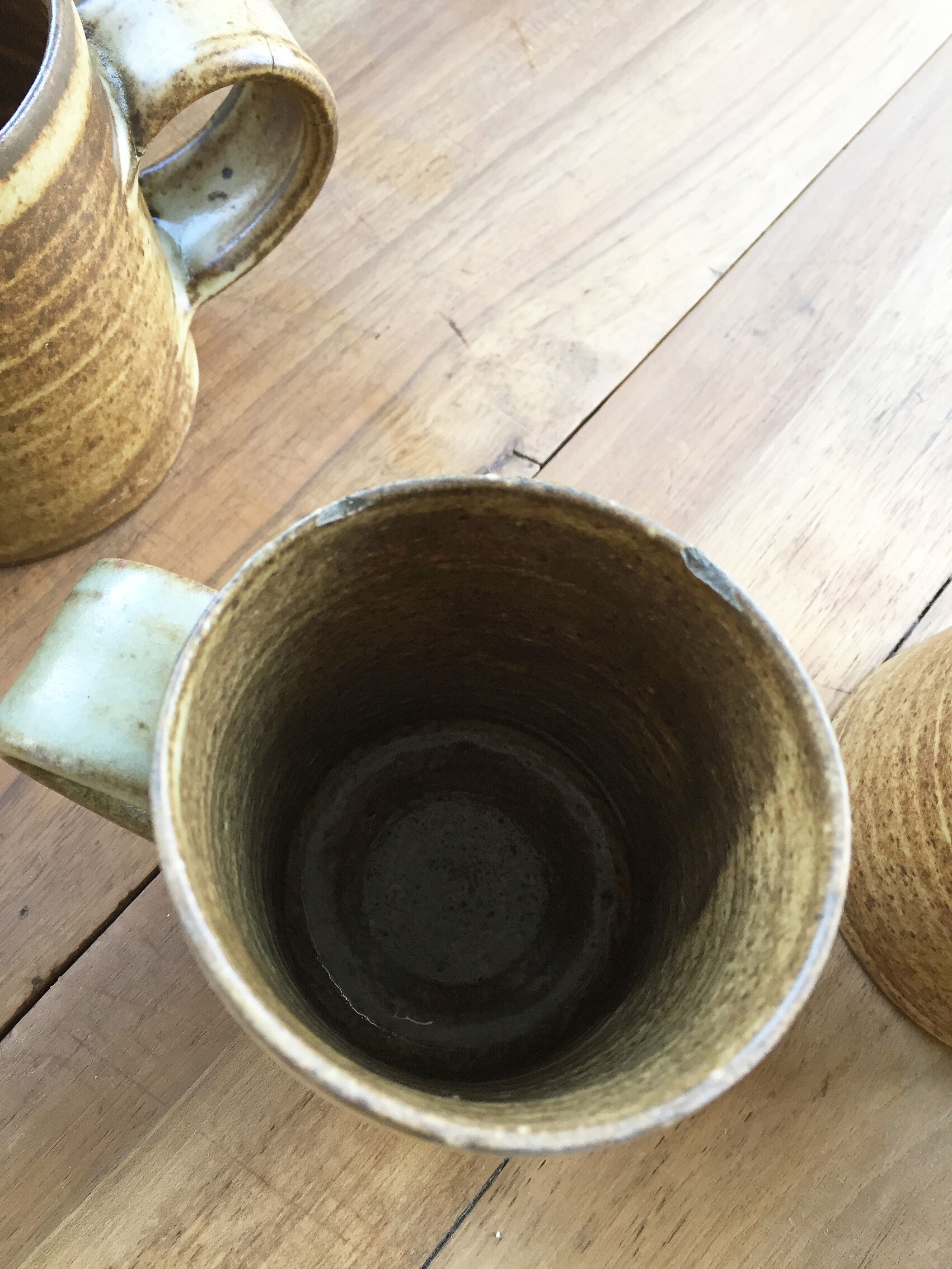 Lot 6 tasses grès