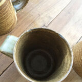 Lot 6 tasses grès