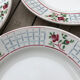 Ensemble de 7 assiettes plates christiane sarreguemines et digoin