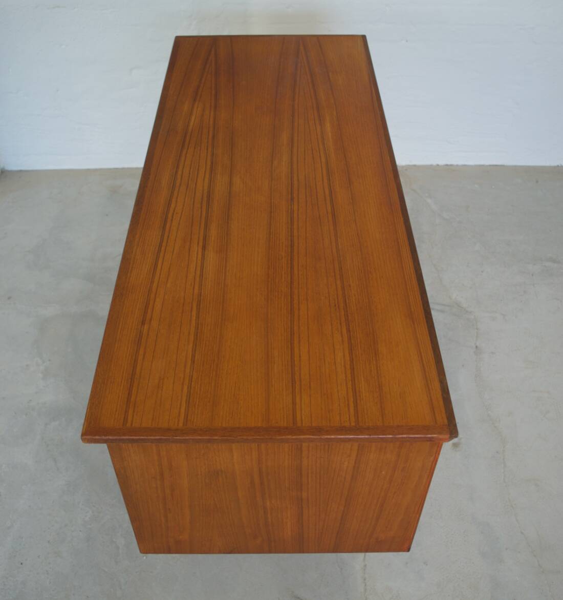 Danish Teak 7-Drawer Desk, 1960s.