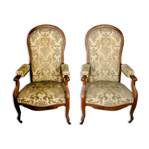 Paire de fauteuils voltaire