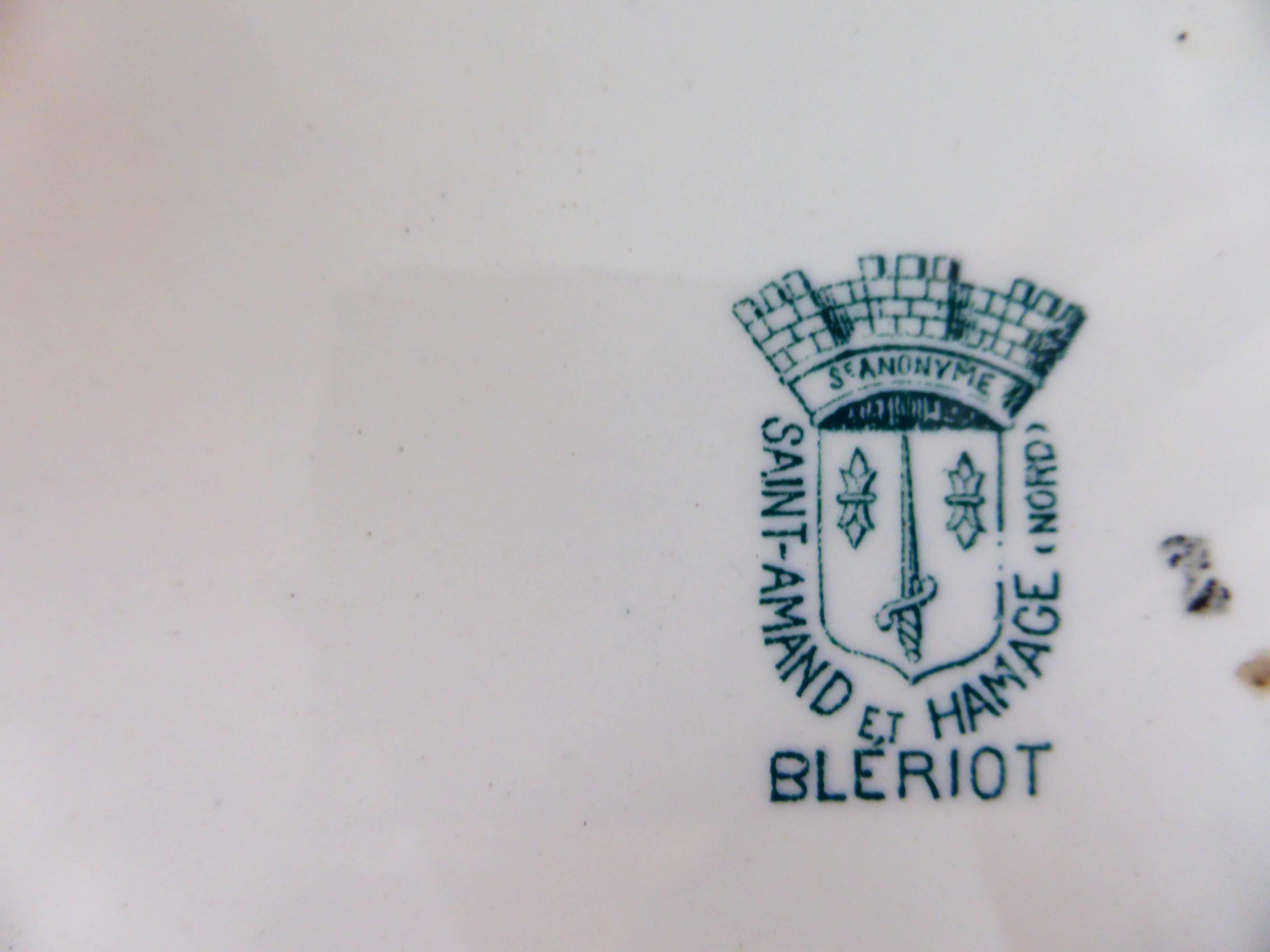 6 soup plates from St Amand and Hamage, Bleriot model 2008153