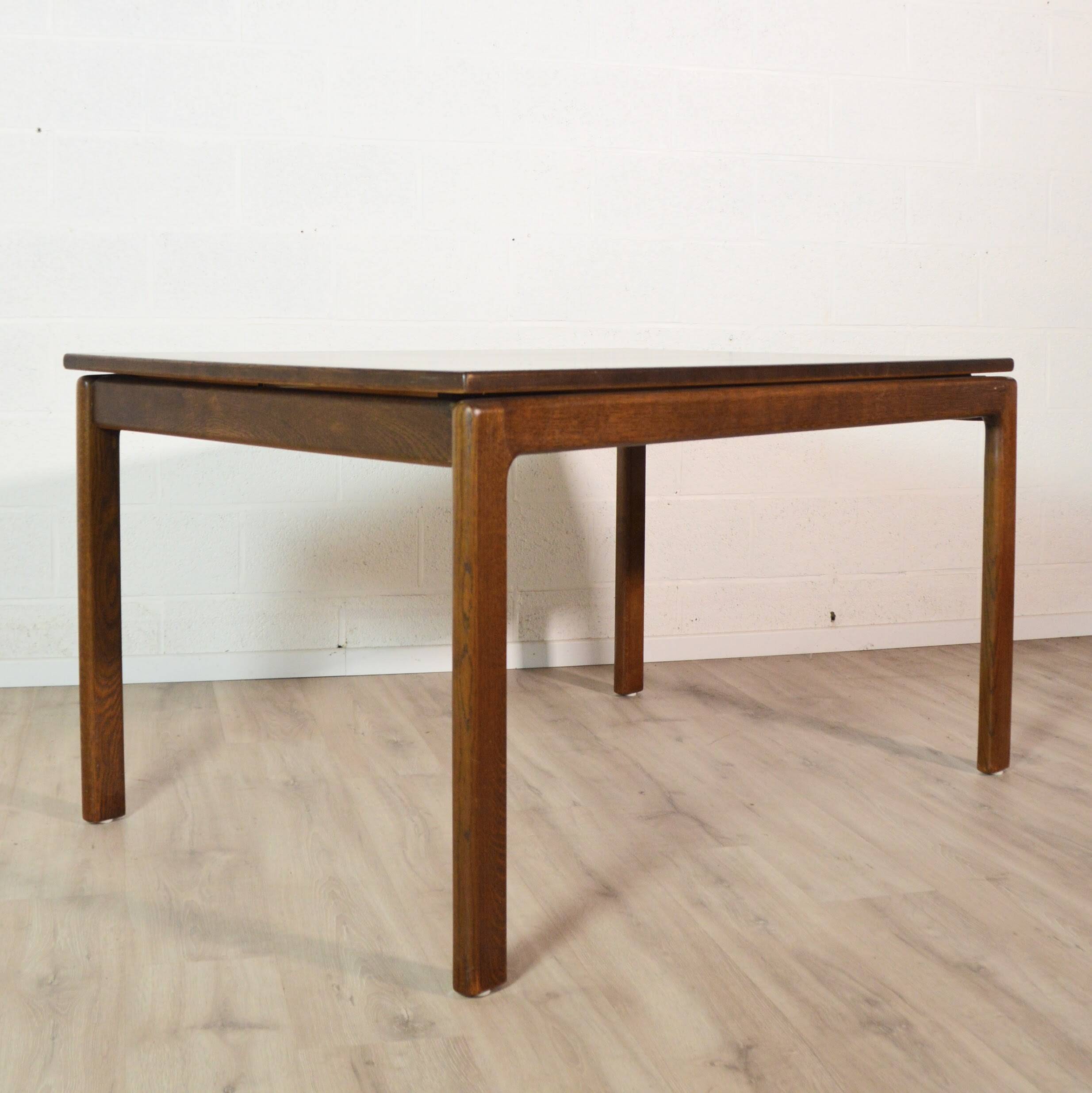 Lübke extendable dining table, German design, 1970s