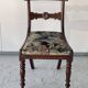 19th century mahogany dining room table and chair set, England, 1850s