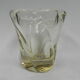 Vintage vase of thick glass Daum Nancy