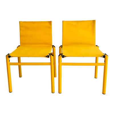 Chaises ''Mastro'' par Afra et Tobia Scarpa pour Molteni, Italie années 80