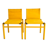 Chaises "Mastro" par Afra et Tobia Scarpa pour Molteni, Italie années 80