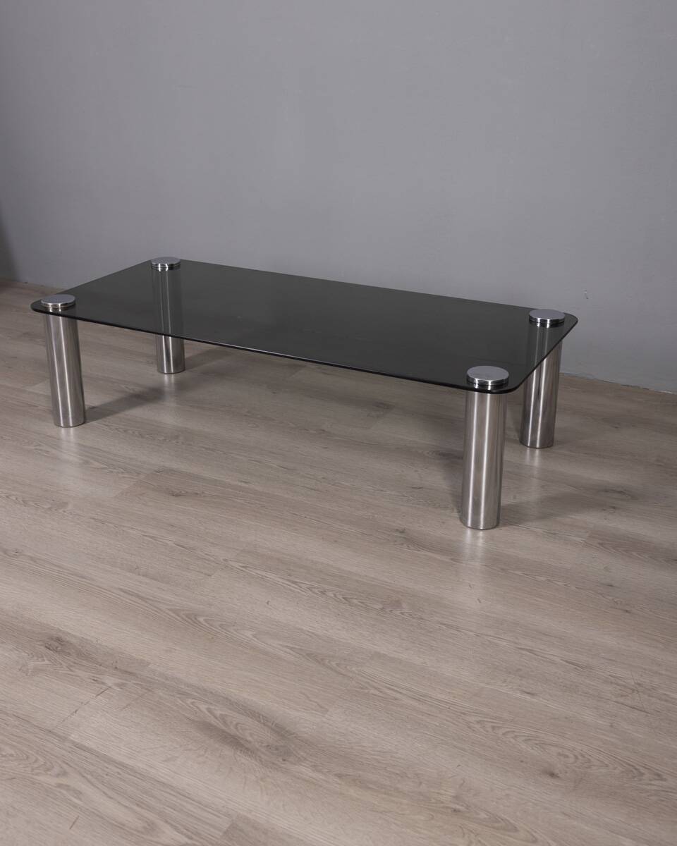 Vintage 1970s coffee table designed by marco zanuso for zanotta