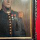 Peinture à l'huile d'un soldat antique du XIXe siècle en uniforme militaire
